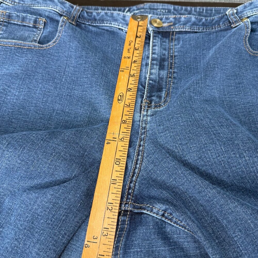 Lane Bryant Genius Fit Womens Size 22P Blue Skinny Jeans Stretch Denim - Picture 7 of 9